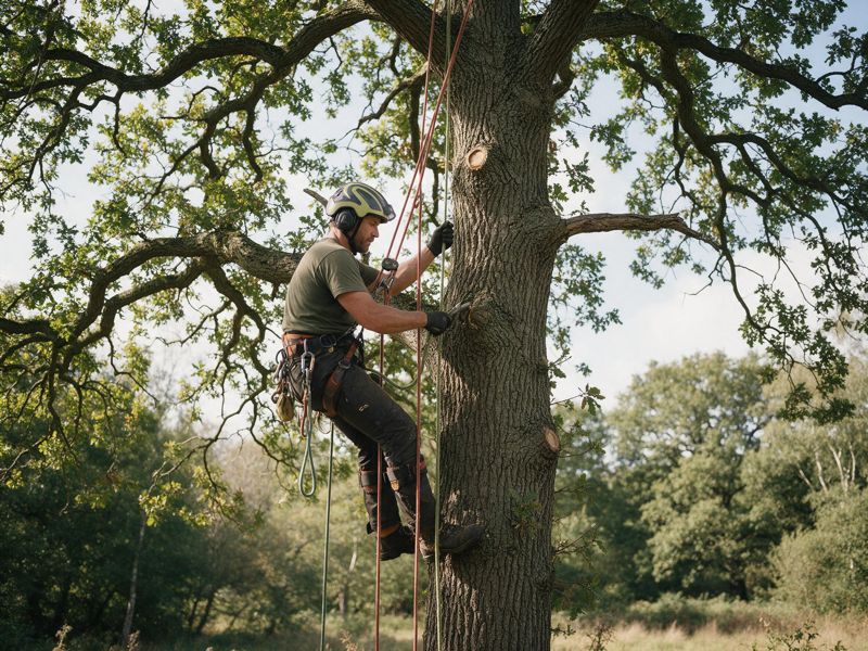tree removal project near Huntsville, AL