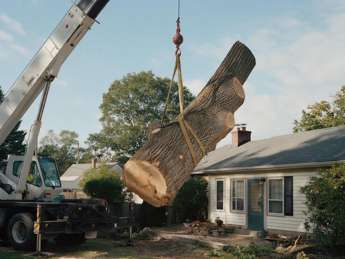 tree removal project in Decatur, AL