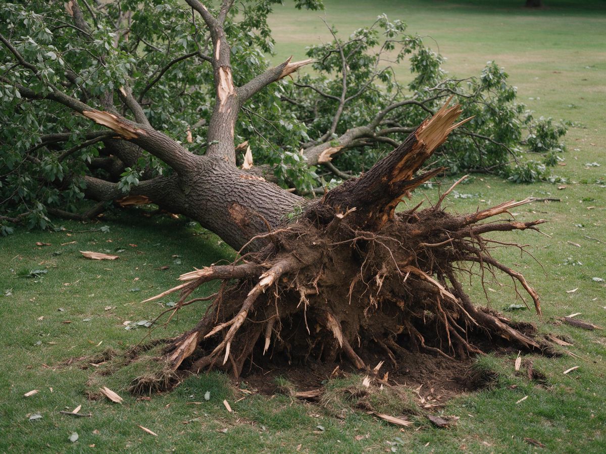 tree removal project in Meridianville, AL