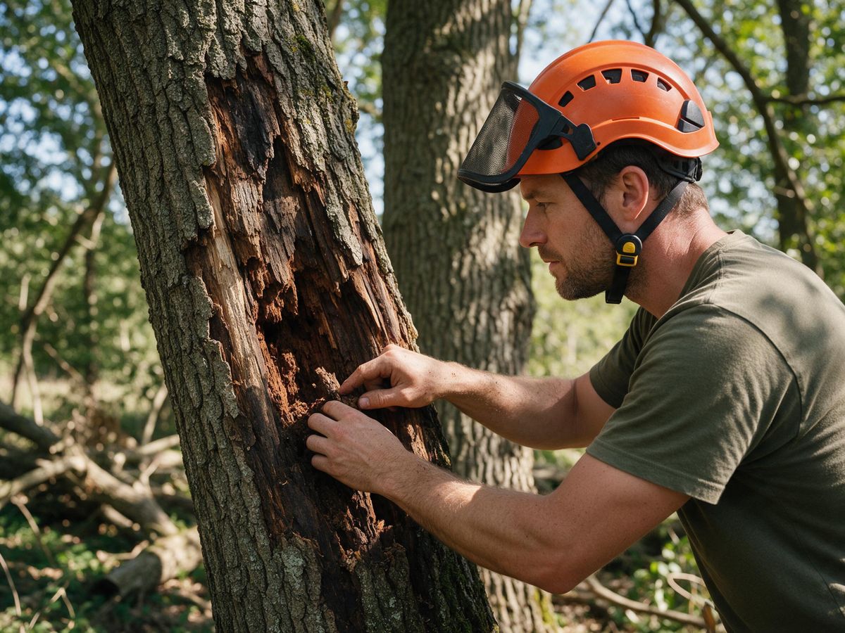 tree removal project in Research Park, Huntsville